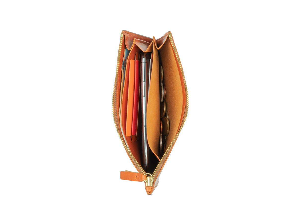 JUNE schmales Portemonnaie mit Reißverschluss